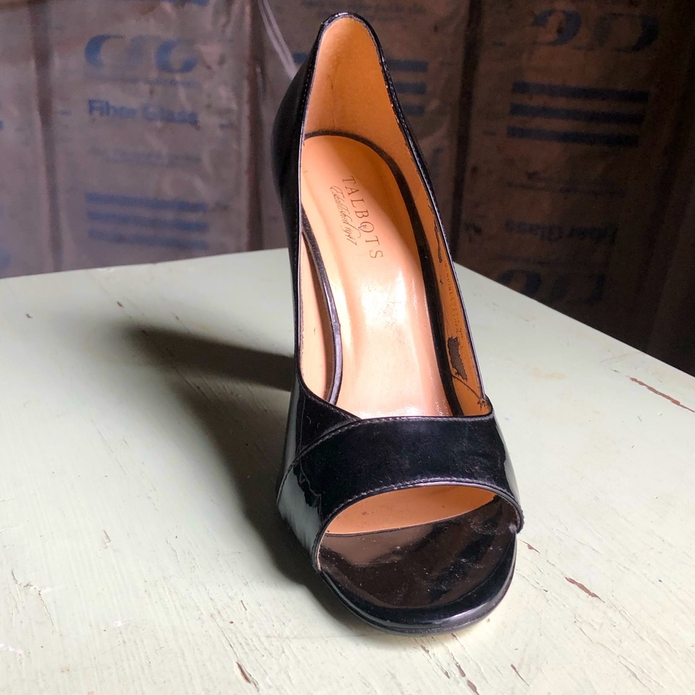 Talbots Open Toed Block Heels